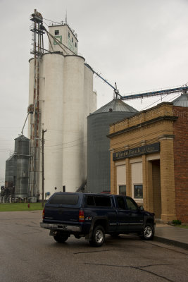 Cordova, Nebraska Concrete Grain Elevator.