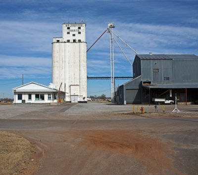 Fairview, Oklahoma Concrete Grain Elevator.