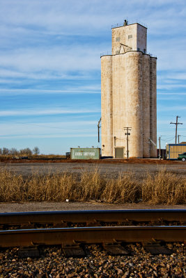Avada, Oklahoma Concrete Grain Elevators.