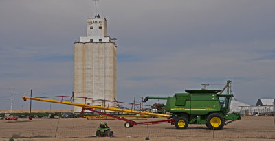 Lamar, Colorado Concrete Grain Elevator.