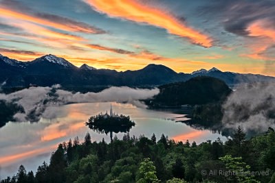 Lake Bled at Sunrise II