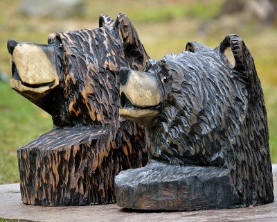 Poplar bear heads
