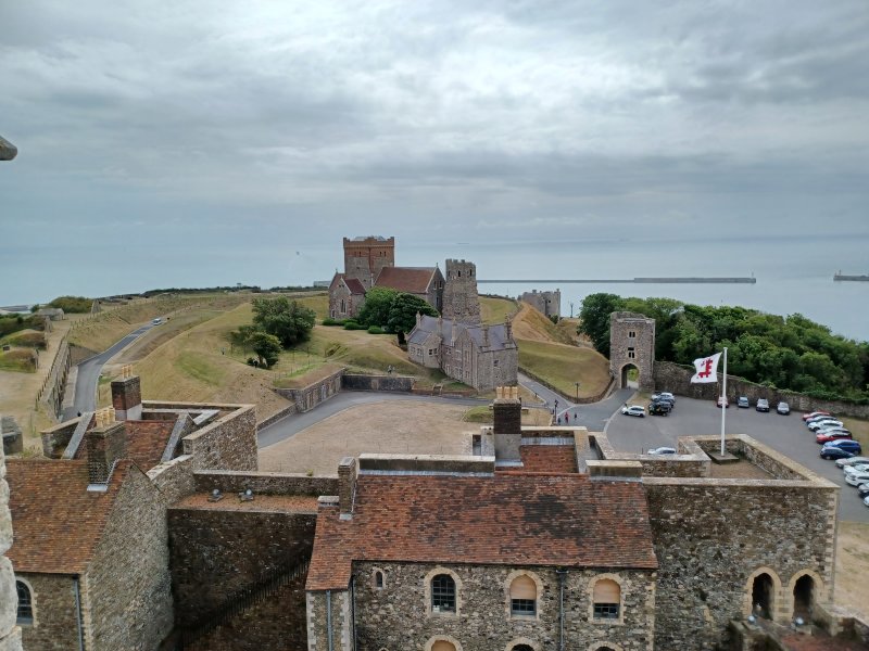 View of the English Channel from the top of the great tower