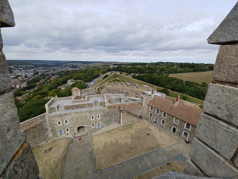 View of Dover from the top of the great tower