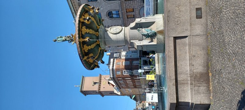 Fountain of Charity raised high in Victorian times to hide it