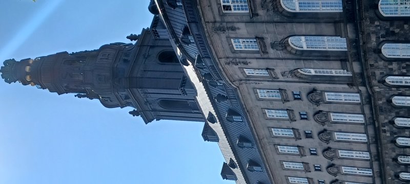 Christiansborg Palace on Slotsholmen or Castle Island