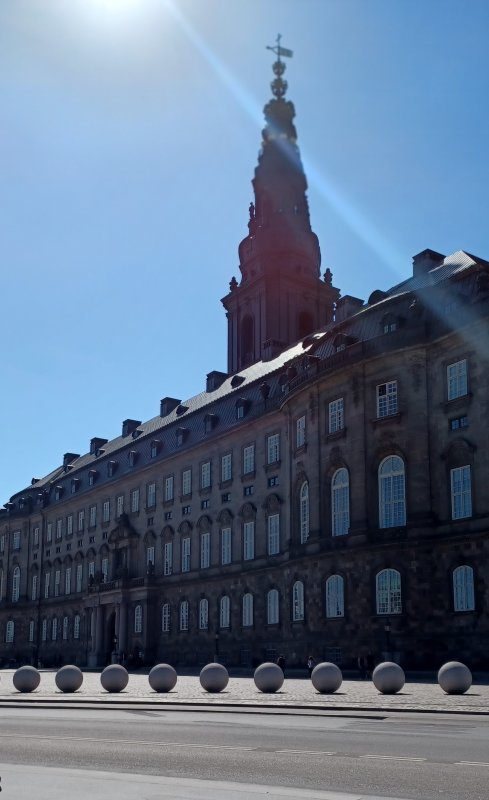 Christiansborg Palace, the seat of Danish government and birthplace of Copenhagen