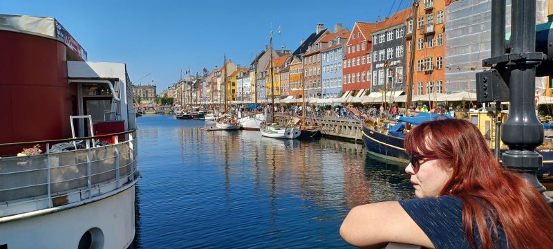 Nyhavn or New Harbor where Hans Christian Anderson lived and wrote his first stories