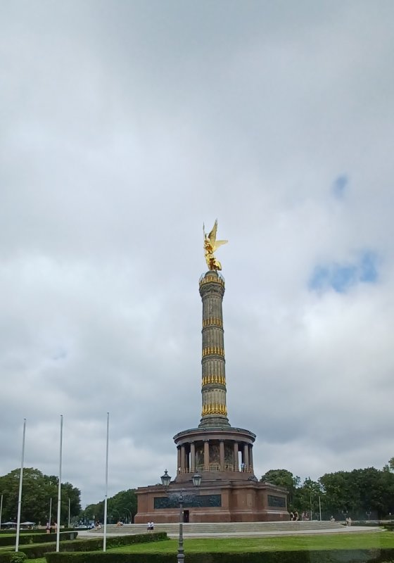 The Victory Column, built in 1873 to celebrate Prussia's victory in the Franco-German War