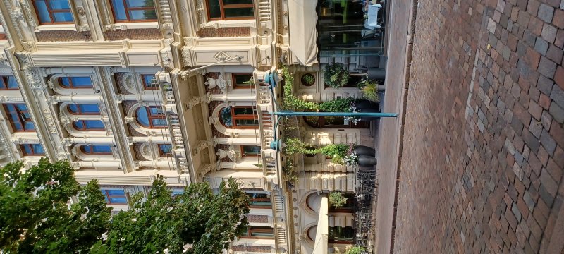 Hotel Kmp(1887) typical of the elegant hotels shops and restaurants along the Esplanade