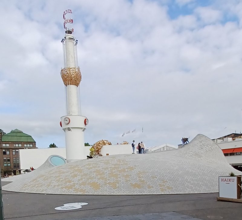 Amos Rex art museum's subterranean annex emerges like bubbles in Glass palace square