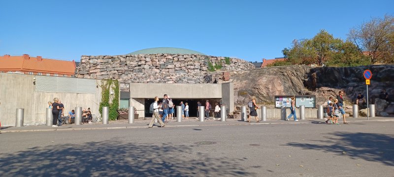 Temppeliaukion Church- Excavated and built directly into solid rock, it is also known as the Church of the Rock and Rock Church
