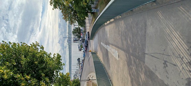Sporthafen Seeburg Marina from the pedestrian bridge over Dsternbrooker Weg
