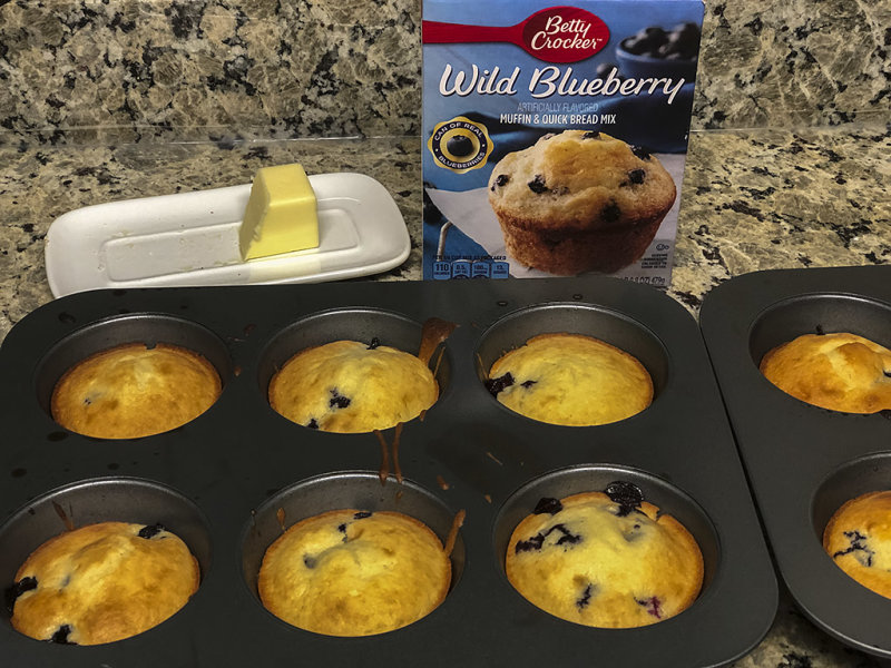 3/2/2019  Blueberry Muffins