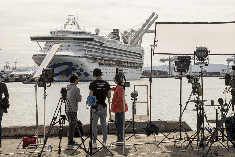 3/9/2020  The cruise ship Grand Princess docked at the Port of Oakland