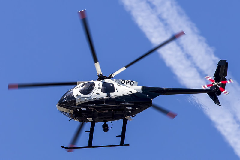 5/15/2020  Oakland Police Department McDonnell Douglas Helicopter MD500E (Hughes 369E) N220PD