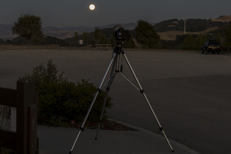7/4/2020  'Buck Moon' Full Moon Penumbral Lunar Eclipse