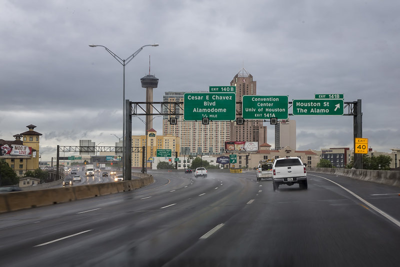 Downtown San Antonio, Texas  US Route 281 & Interstate 37