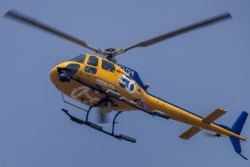 8/21/2020  Helicopters Inc KGO-TV Sky 7 HD Airbus Helicopters H125 (Eurocopter AS 350 B2 Ecureuil) #3798  N7QY
