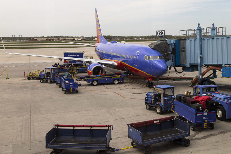 Southwest Airlines Boeing 737-7H4 N789SW flight WN1989 from Detroit DTW to Dallas DAL