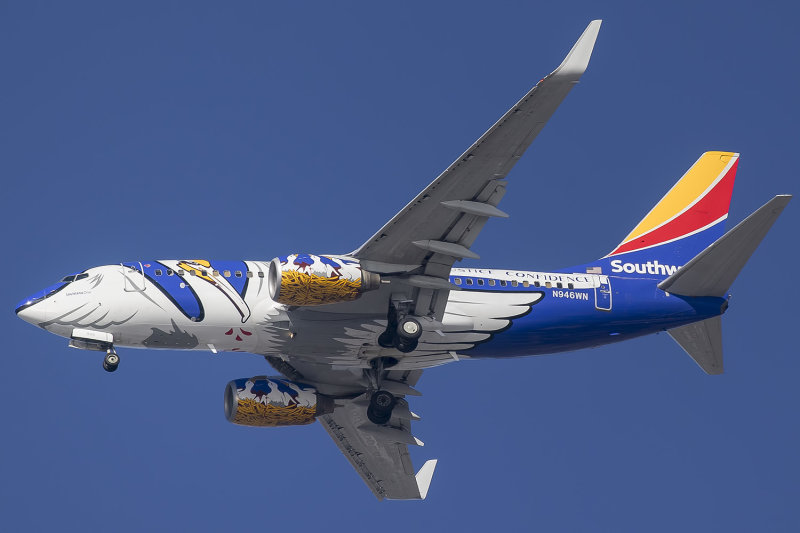 9/25/2020  Southwest Airlines Boeing 737-7H4  #36918  Louisiana One  N946WN