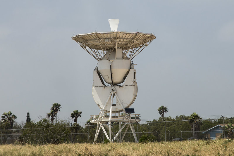 SpaceX South Texas Launch Site ground-station satellite tracking antenna