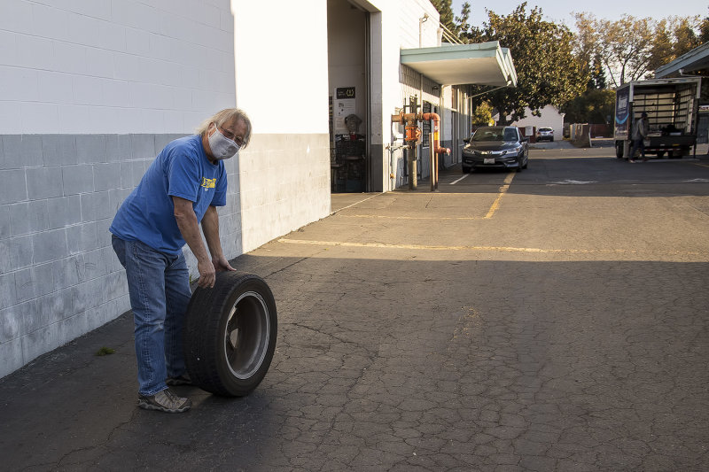 11/12/2020  Flat tire