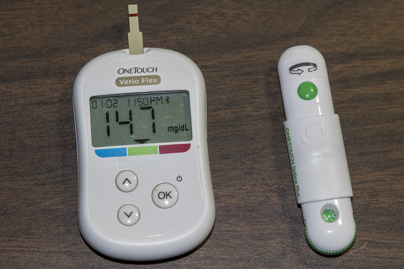 1/2/2021  One Touch Verio Flex Blood Glucose meter