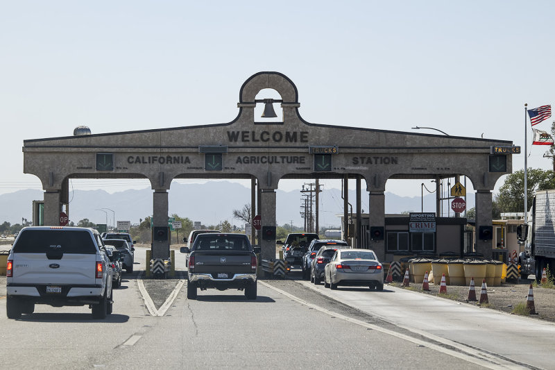 5/16/2021  Welcome to California  Blythe, California  U.S. Route 95  Interstate 10
