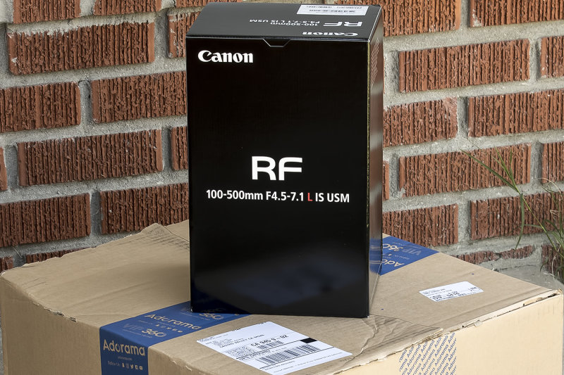 5/20/2021  I just received my new Canon RF100-500mm F4.5-7.1 L IS USM