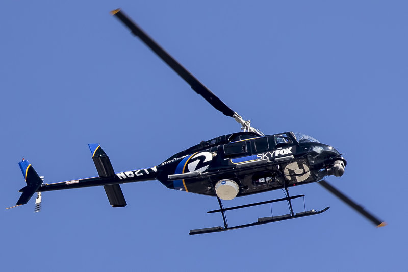 8/17/2021  Helicopters Inc SkyFox KTVU 2 News Bell Helicopter Textron Canada 206L-4 LongRanger IV #52369  N62TV