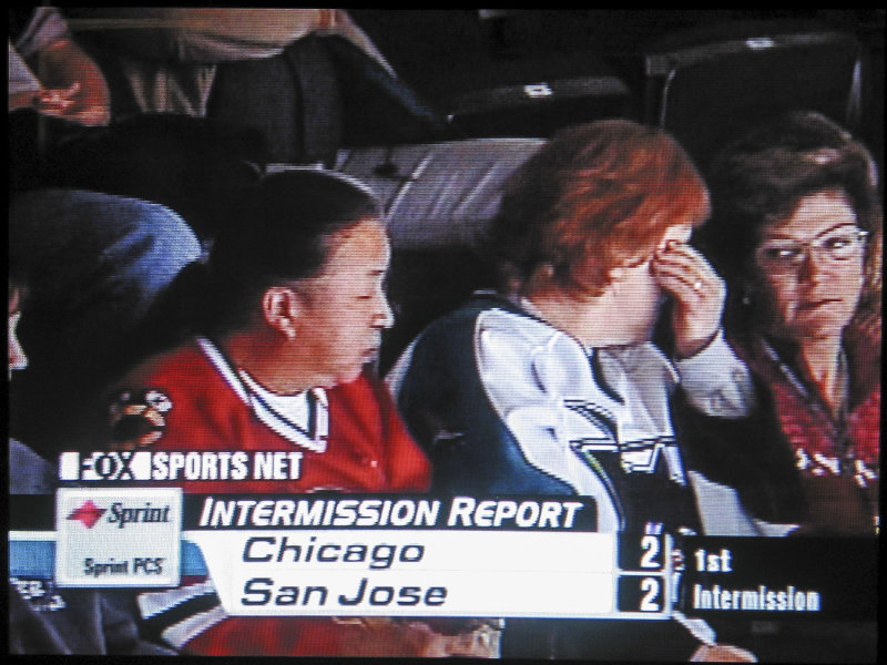 Chicago Blackhawks at San Jose Sharks December 28, 2002