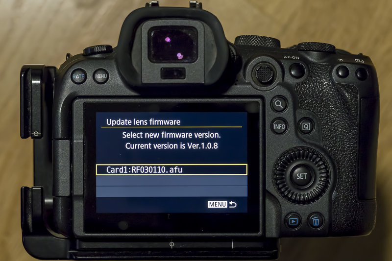 12/6/2021  New firmware for the Canon RF 70-200mm f/4L IS USM Version 1.1.0