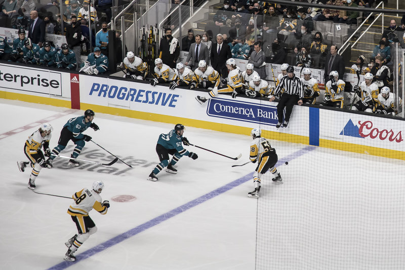 Pittsburgh Penguins vs San Jose Sharks - 01/15/2022