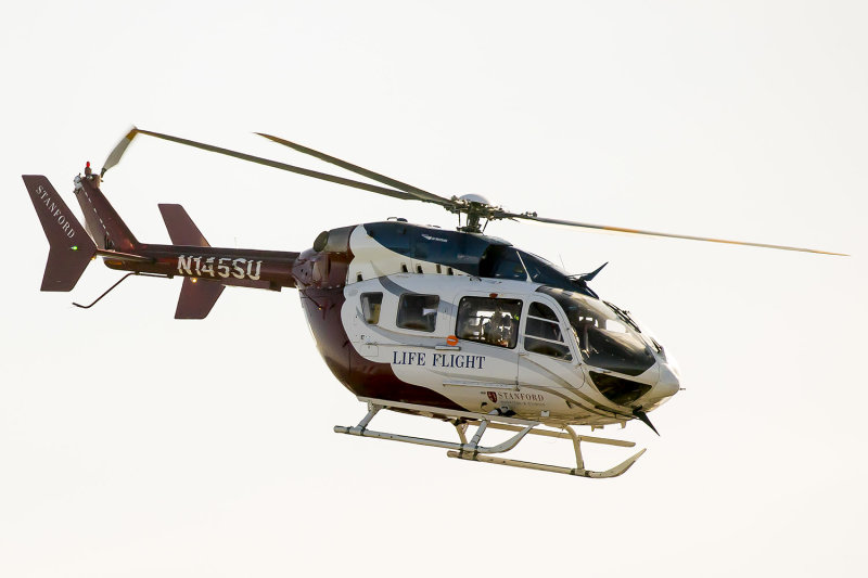 2/13/2022  Stanford University Life Flight Airbus Helicopters H145 #9102  N145SU
