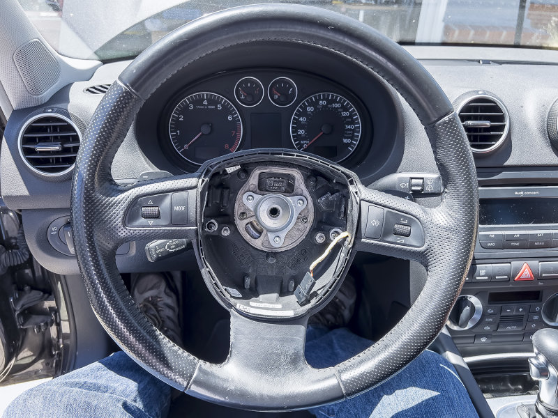 Installed Steering Wheel