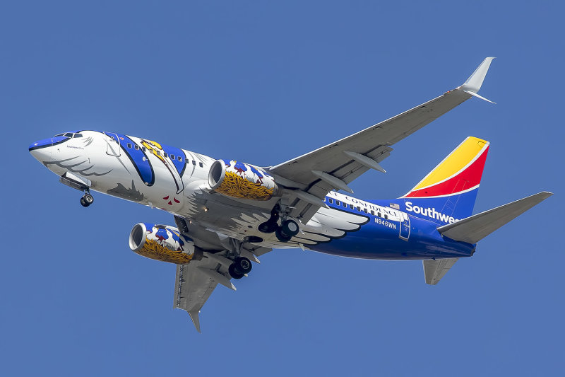 8/4/2022  Southwest Airlines Boeing 737-7H4 #36918 Louisiana One  N946WN
