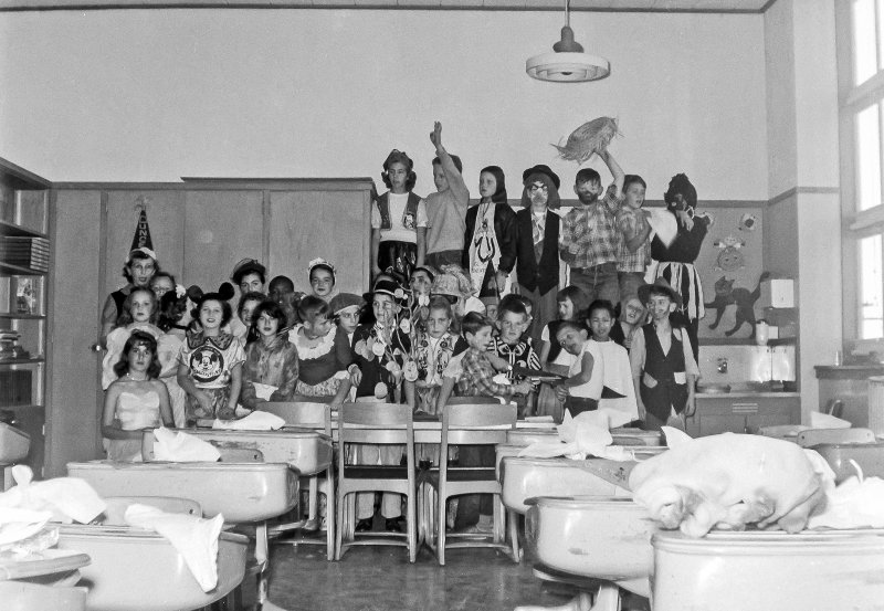 Fruitvale Elementary School - Halloween 1956