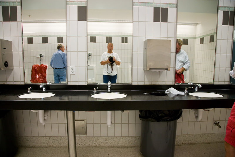 Men's room at Oakland Airport