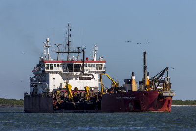 Terrapin Island Hopper Dredger IMO 7819539