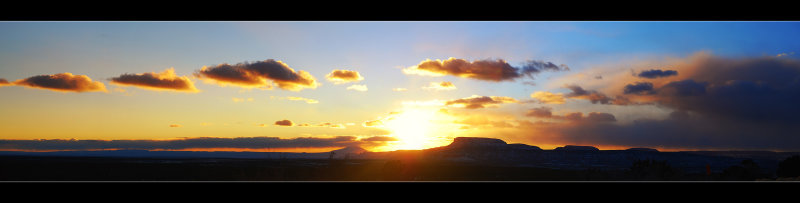 Sunset in the wonderland