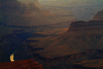 Sunset Color down the Canyon