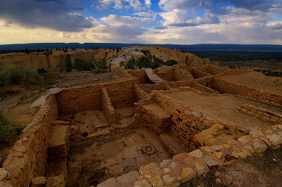 Ancestral Puebloan ruins from the El Morros