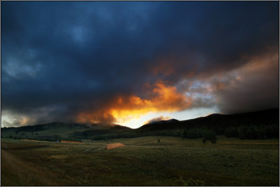Morning Light lit up the Valley..