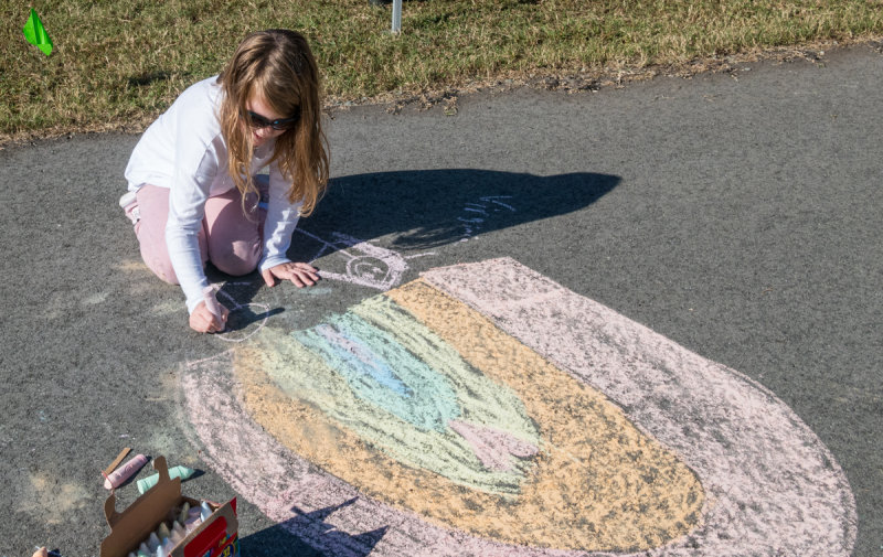 Chalk Festival  -  art in progress