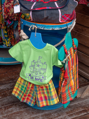 Children's clothing with Guadalupe plaid