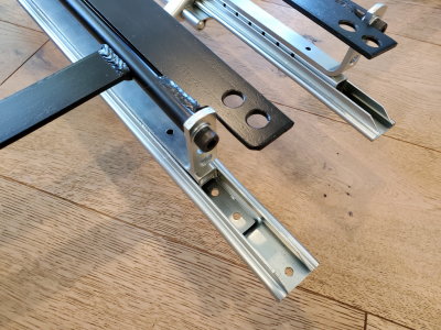 911R 911 ST Scheel Racing Seat Rail Set with Frames, Restored - Photo 21