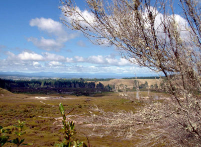 Distant View of Lake Taupo
