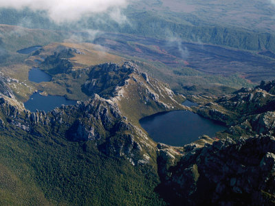 Glacial lakes in Tasmania