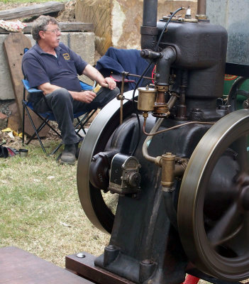 Antique machinery on show